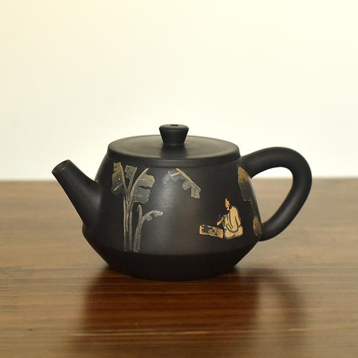 建水紫陶  三金壶 商品图1