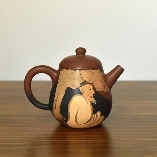 建水紫陶  三金壶 商品图0