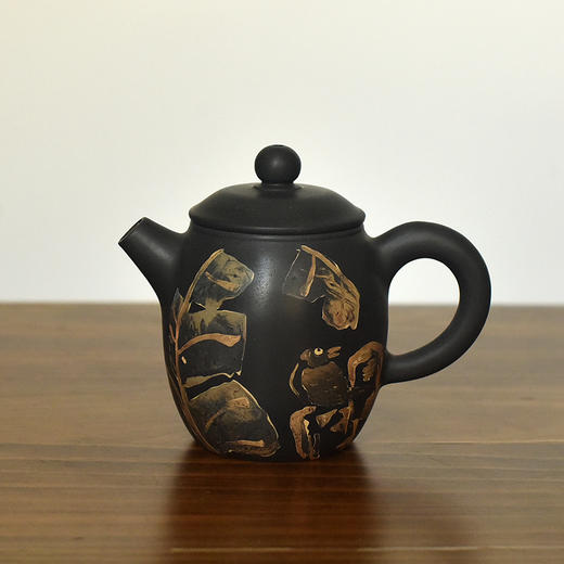 建水紫陶  三金壶 商品图0