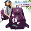 XH-1622新款时尚韩版印花尼龙帆布旅行背包简约书包  XCX 商品缩略图0
