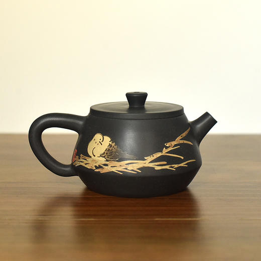 建水紫陶  三金壶 商品图2