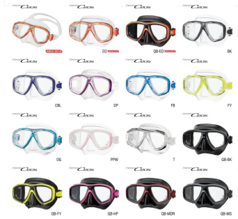 【装备】TUSA M212面镜 可换近视镜片