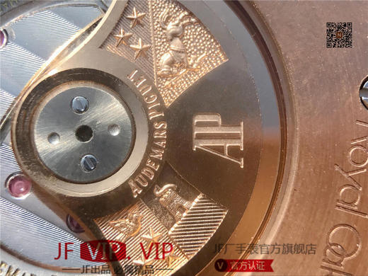 爱彼皇家橡树15400满天星系列 全表壳镶满钻 搭载9015改原装cal.3120超薄自动机芯 意大利牛皮表带 镶钻原装表扣 商品图14