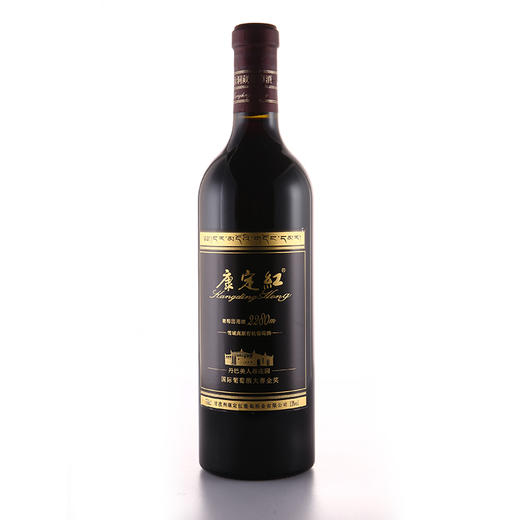 甘孜州海拔2280米干红葡萄酒750ml*6支 黑标圆筒 商品图1