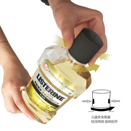 李施德林(Listerine)牙龈护理便携漱口水 草本生姜 2瓶 商品图6