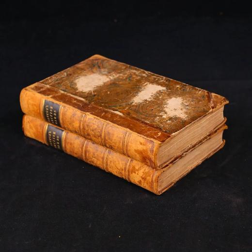 1832年 比维克《英国鸟类史》（全2卷） 近200幅版画插图 皮装 商品图2