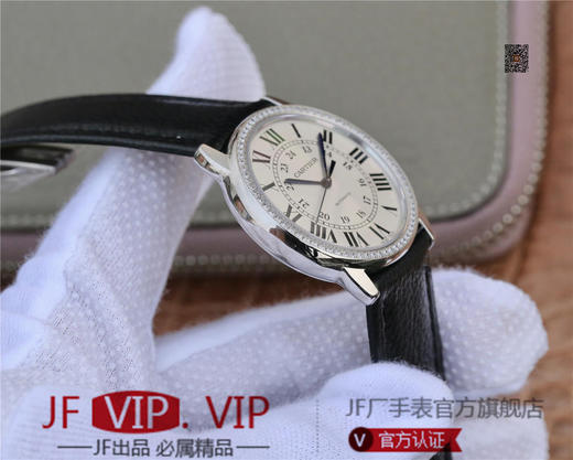 A8卡地亚伦敦SOLO中号WSRN0021腕表。直径36mm 厚度9.46 搭载卡地亚原装076全自动机械机芯。 商品图4