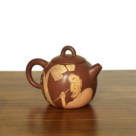 建水紫陶  三金壶 商品图2