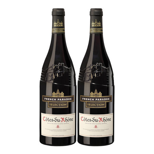 茗酊古堡－隆河谷红葡萄酒 French Paradox Cotes du Rhone 双支装750ml*2 商品图0