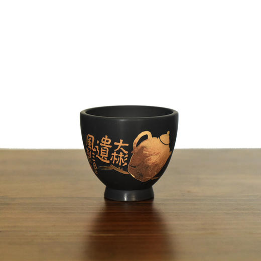 建水紫陶 三金品杯 商品图1