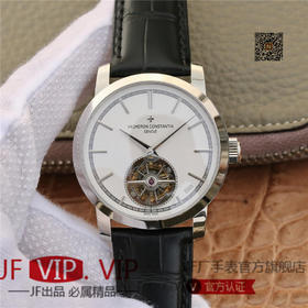 江诗丹顿VC传承系列6000T/000R/B346腕表，男士腕表，皮表带，陀飞轮机芯，透底。