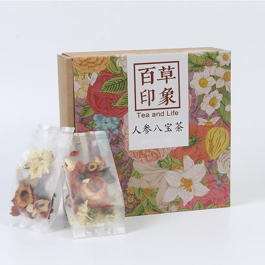 人参八宝茶组合花茶袋泡茶黄精贡菊红枣茶饮 商品图1