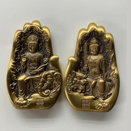 中国佛像纪念铜章 官方发行 带原盒证书保真！ 商品图0