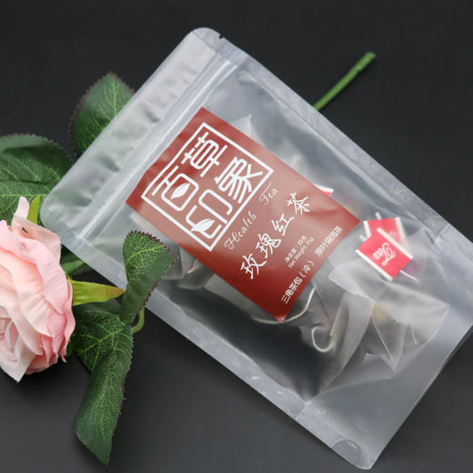玫瑰红茶三角袋 15包 泡茶组合花茶饮花草茶酒店茶包 商品图0