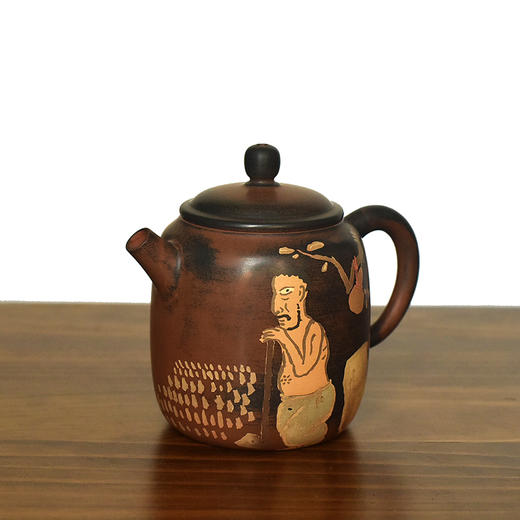 建水紫陶  三金壶 商品图2