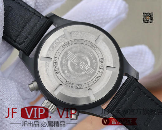 ZF万国IWC2019新款喷火战机计时腕表震撼来袭！驰骋高空 分秒必“真” ZF出品，必属精品！男士腕表，皮表带，自动机械机芯 商品图7