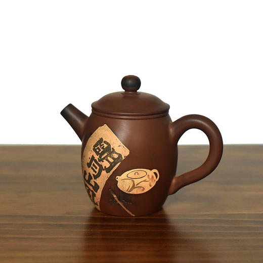 建水紫陶 三金壶 商品图2