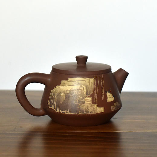 建水紫陶  三金壶 商品图1
