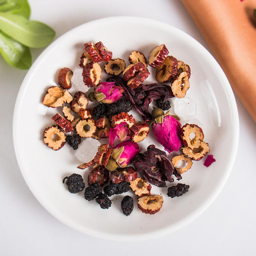 洛神桑葚茶15袋/盒组合花茶玫瑰花枣片洛神花茶饮 商品图1