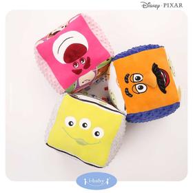 i-baby 迪士尼玩具总动员TS豆豆方块靠垫 安抚玩具 童床靠垫 带铃声