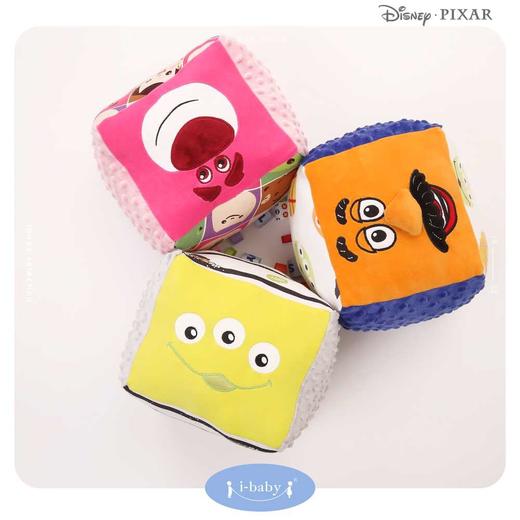 i-baby 迪士尼玩具总动员TS豆豆方块靠垫 安抚玩具 童床靠垫 带铃声 商品图0