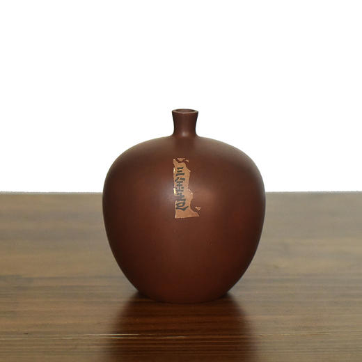 建水紫陶 三金花瓶 商品图3