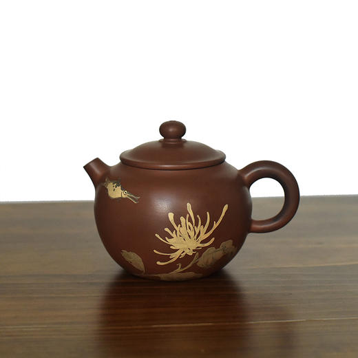 建水紫陶 三金壶 商品图2