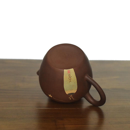 建水紫陶 三金壶 商品图4