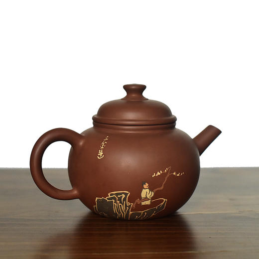 建水紫陶 三金壶 商品图1
