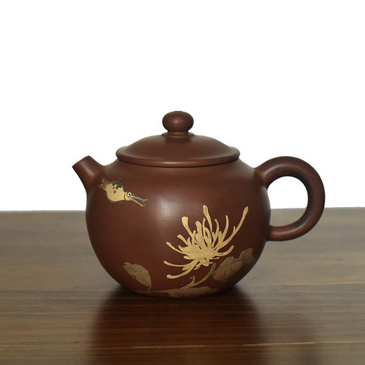 建水紫陶 三金壶 商品图0