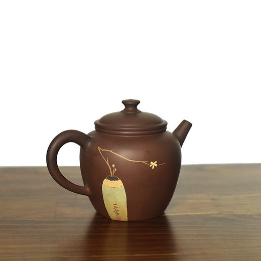 建水紫陶 三金壶 商品图1