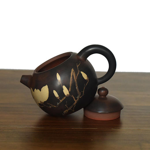 建水紫陶 三金壶 商品图4
