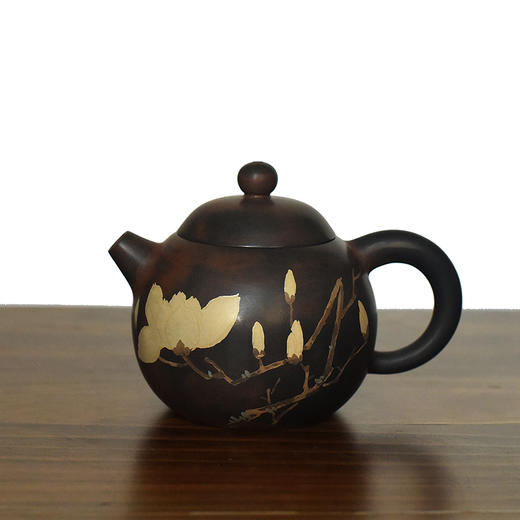 建水紫陶 三金壶 商品图0