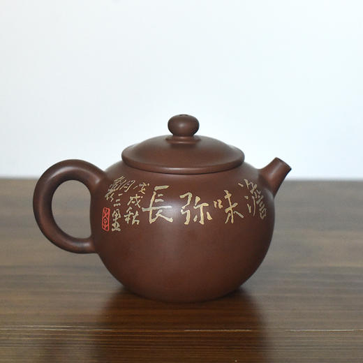 建水紫陶 三金壶 商品图3