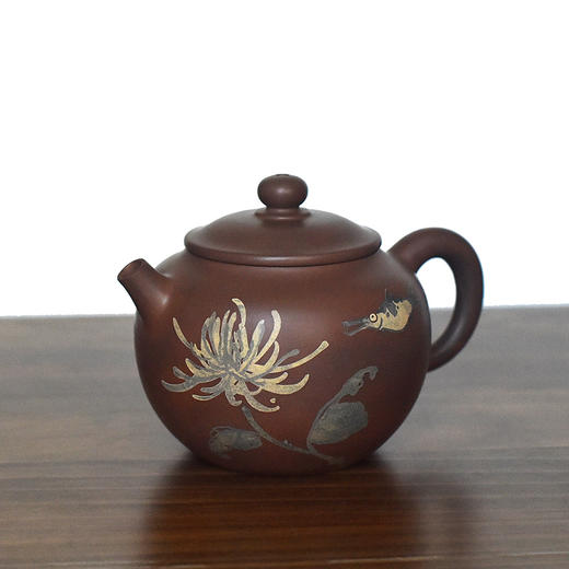 建水紫陶 三金壶 商品图1