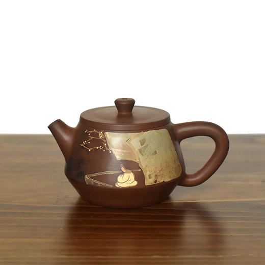 建水紫陶 三金壶 商品图0