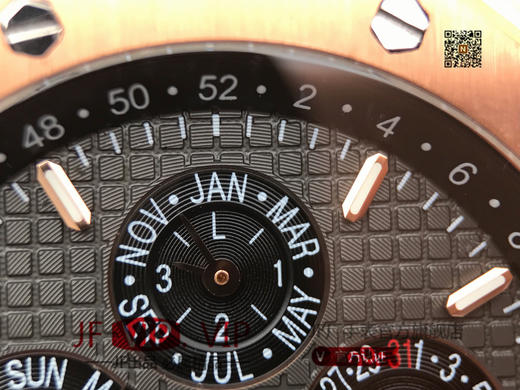 JF爱彼皇家橡树26579。功能：日期显示、星期显示、月份显示、年历显示、万年历、月相进口机克隆原装5134自动机械机芯,41毫米,男士手表腕表 商品图4