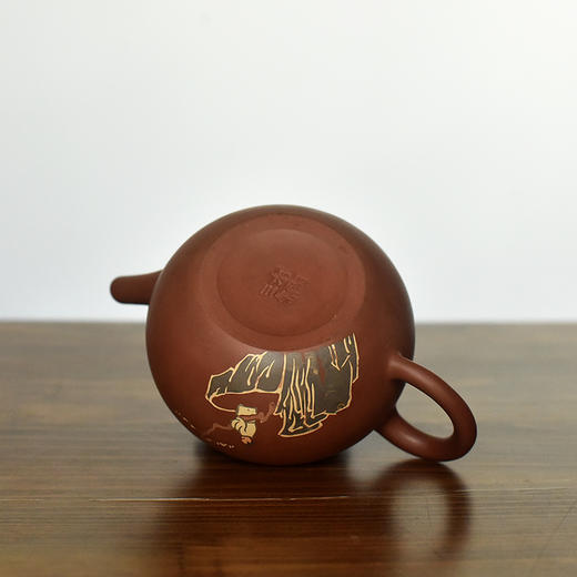 建水紫陶 三金壶 商品图4