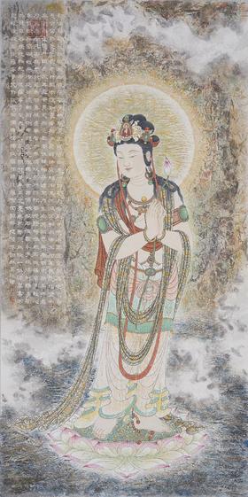 观音·林梵老师工笔画