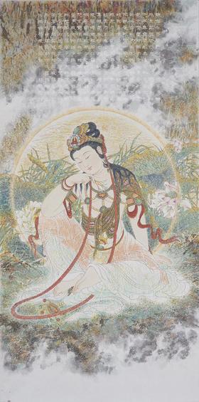观音·林梵老师工笔画