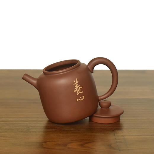 建水紫陶 三金壶 商品图3