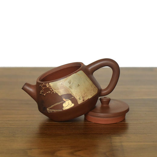 建水紫陶 三金壶 商品图4