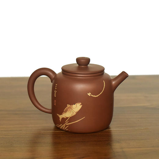 建水紫陶 三金壶 商品图1