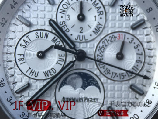 JF爱彼皇家橡树26574ST.OO.1220ST.01。功能：日期显示、星期显示、月份显示、年历显示、万年历、月相进口机克隆原装5134自动机械机芯,41毫米,男士手表腕表 商品图12