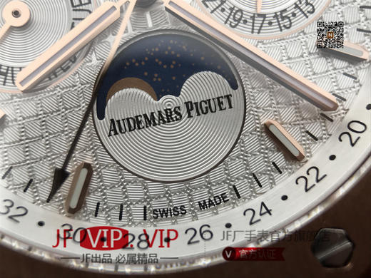 JF爱彼皇家橡树26579。功能：日期显示、星期显示、月份显示、年历显示、万年历、月相进口机克隆原装5134自动机械机芯,41毫米,男士手表腕表 商品图7