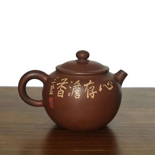 建水紫陶 三金壶 商品图3