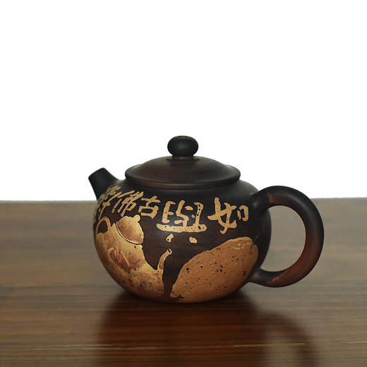建水紫陶 三金壶 商品图2