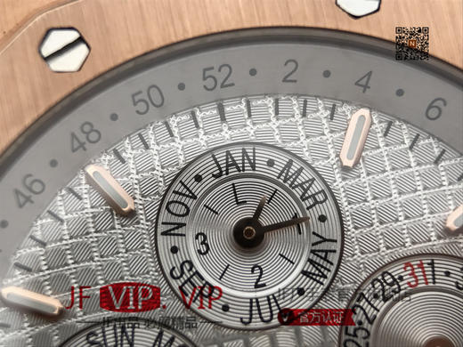 JF爱彼皇家橡树26579。功能：日期显示、星期显示、月份显示、年历显示、万年历、月相进口机克隆原装5134自动机械机芯,41毫米,男士手表腕表 商品图5