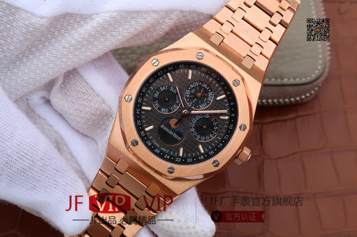 JF爱彼皇家橡树26579。功能：日期显示、星期显示、月份显示、年历显示、万年历、月相进口机克隆原装5134自动机械机芯,41毫米,男士手表腕表 商品图2