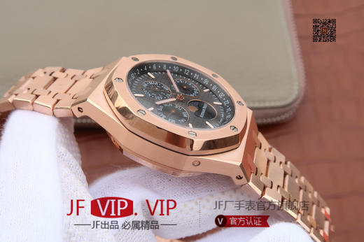 JF爱彼皇家橡树26579。功能：日期显示、星期显示、月份显示、年历显示、万年历、月相进口机克隆原装5134自动机械机芯,41毫米,男士手表腕表 商品图9